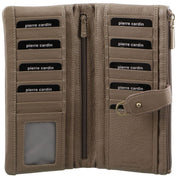 Pierre Cardin Women RFID Italian Leather Wallet Purse Credit Card Holder - Taupe V563-PC-1887-TAUPE