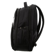 Pierre Cardin 30L Large Backpack Bag w 15" Laptop Sleeve Travel Luggage RFID - Black V563-PC-2647-BLACK