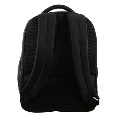 Pierre Cardin 30L Large Backpack Bag w 15" Laptop Sleeve Travel Luggage RFID - Black V563-PC-2647-BLACK