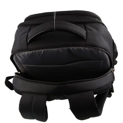 Pierre Cardin 30L Large Backpack Bag w 15" Laptop Sleeve Travel Luggage RFID - Black V563-PC-2647-BLACK