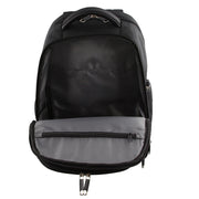 Pierre Cardin 30L Large Backpack Bag w 15" Laptop Sleeve Travel Luggage RFID - Black V563-PC-2647-BLACK