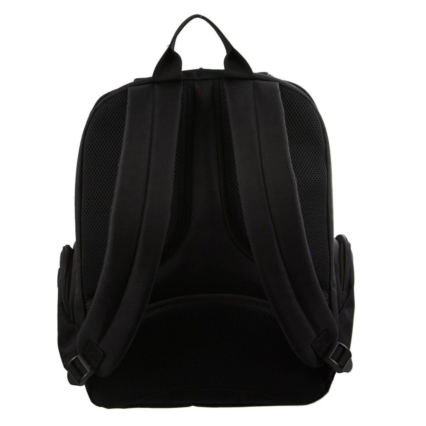 Pierre Cardin 30L Large Padded Backpack Bag w 13" Laptop Sleeve Travel Luggage - Black V563-PC-2649-BLK