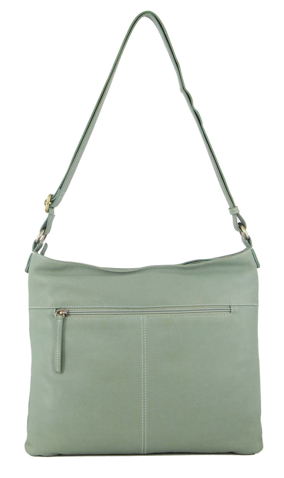 Pierre Cardin Womens Woven Leather Flap Cross-Body Bag Handbag - Mint V563-PC-3281-MINT