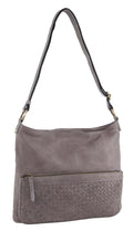 Pierre Cardin Woven Leather Ladies Cross-Body Bag Handbag V563-PC-3281-SBLUE