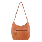 Pierre Cardin Womens Leather Perforated Cross-Body Bag - Cognac V563-PC-3343-COGN