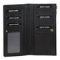 Pierre Cardin Perforated Leather Ladies Handy Travel Wallet - Black V563-PC-3351-BLACK
