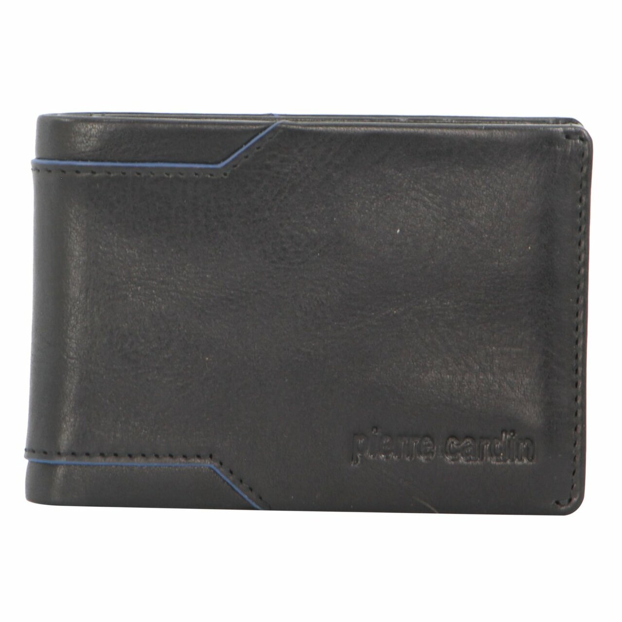 Pierre Cardin Mens Soft Italian Leather Slimline Bi-Fold Wallet - Black V563-PC-3390-BLK