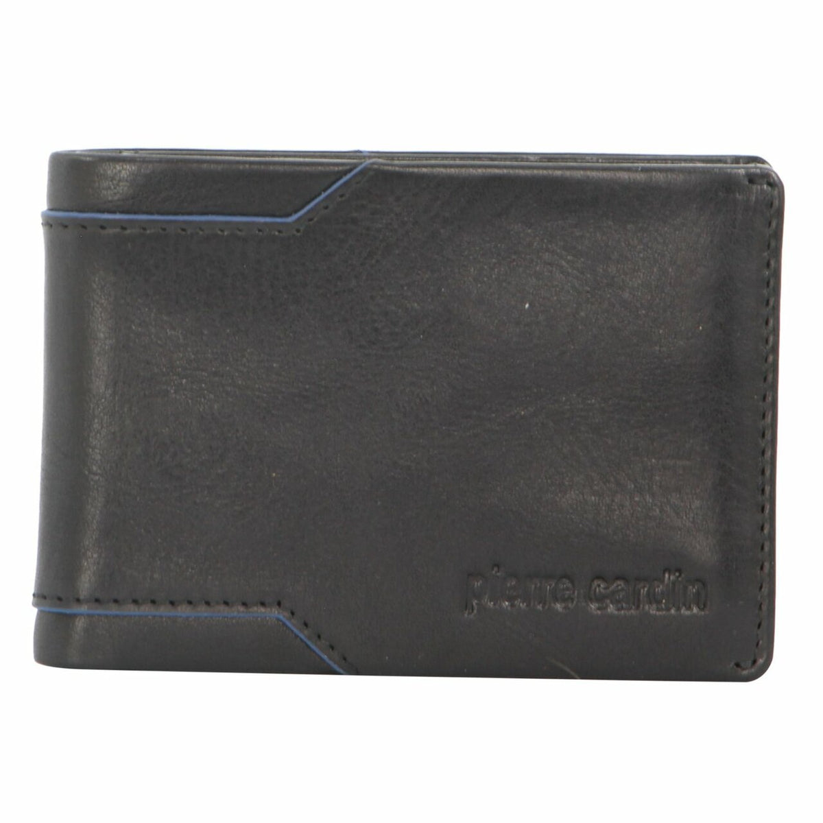 Pierre Cardin Mens Soft Italian Leather Slimline Bi-Fold Wallet - Black V563-PC-3390-BLK