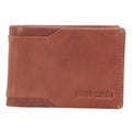 Pierre Cardin Mens Soft Italian Leather Slimline Bi-Fold Wallet - Cognac V563-PC-3390-COG
