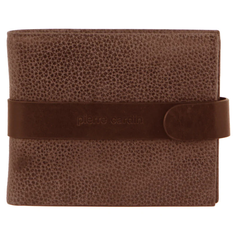 Pierre Cardin Mens RFID Leather Tab Wallet - Brown V563-PC-3460-87-BRWN