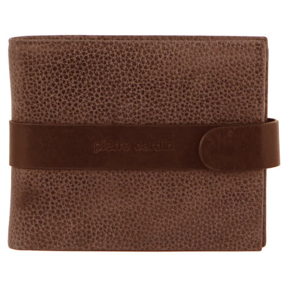 Pierre Cardin Mens RFID Leather Tab Wallet - Brown V563-PC-3460-87-BRWN