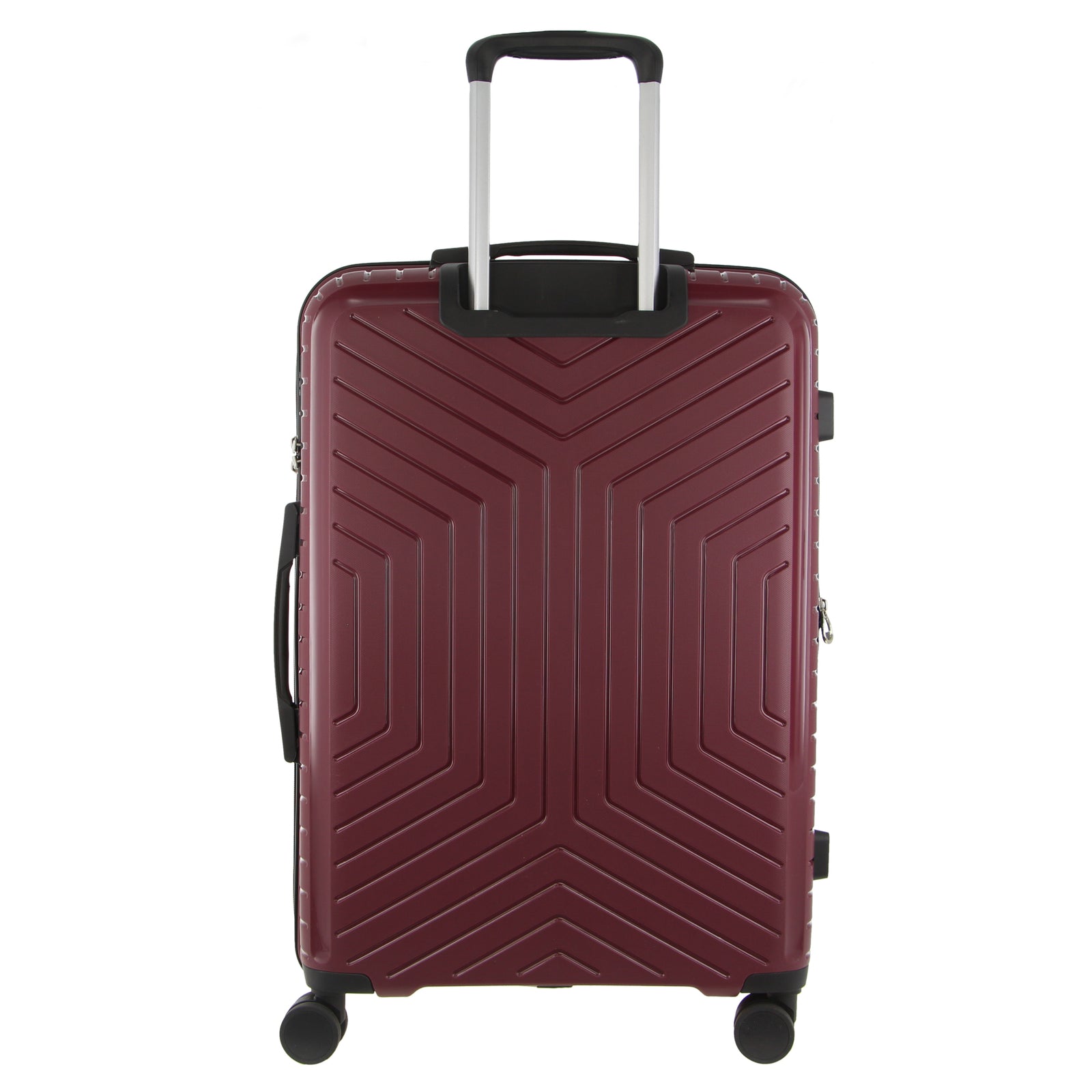 Pierre Cardin 76cm Large Hard-Shell Suitcase Travel Luggage Bag - Burgundy V563-PC-3550L-BURGUNDY