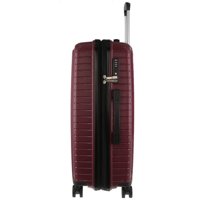 Pierre Cardin 76cm Large Hard-Shell Suitcase Travel Luggage Bag - Burgundy V563-PC-3550L-BURGUNDY