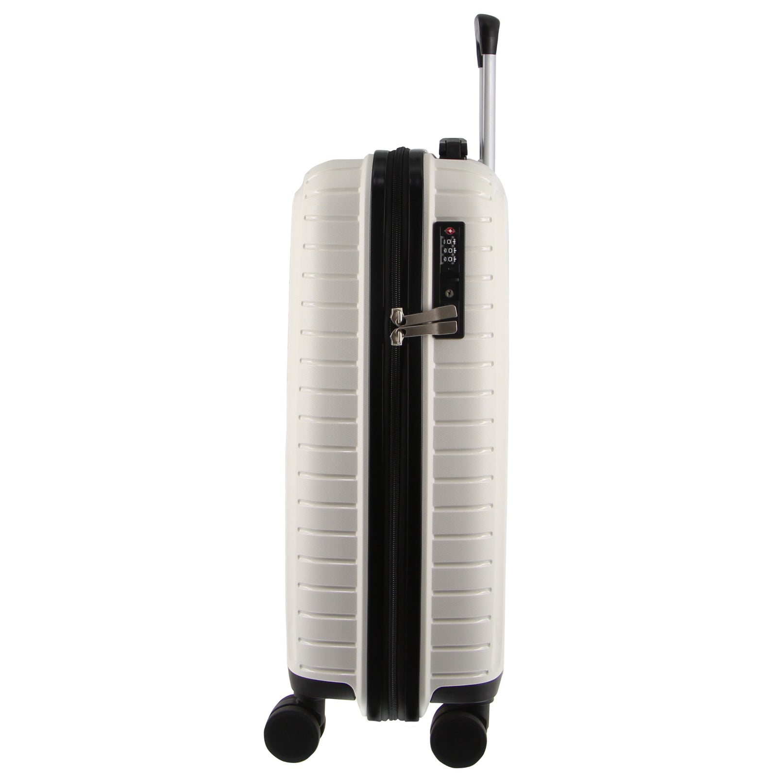 Pierre Cardin 76cm Large Hard-Shell Suitcase Travel Luggage Bag - White V563-PC-3550L-WHITE