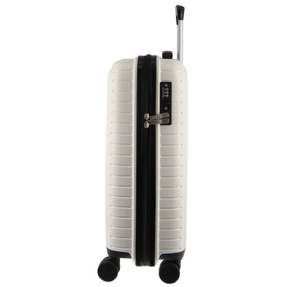 Pierre Cardin 76cm Large Hard-Shell Suitcase Travel Luggage Bag - White V563-PC-3550L-WHITE