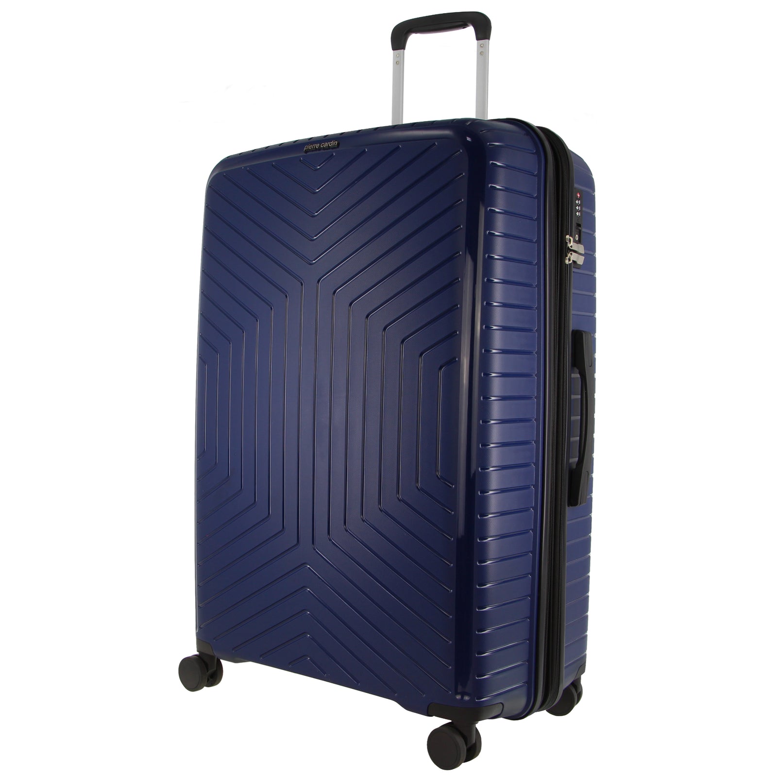 Pierre Cardin 65cm Medium Hard-Shell Suitcase Travel Luggage Bag - Navy V563-PC-3550M-NAVY