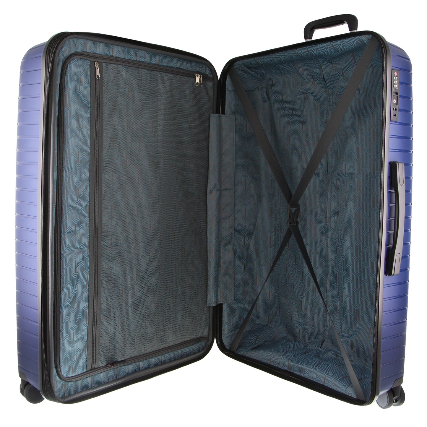 Pierre Cardin 65cm Medium Hard-Shell Suitcase Travel Luggage Bag - Navy V563-PC-3550M-NAVY