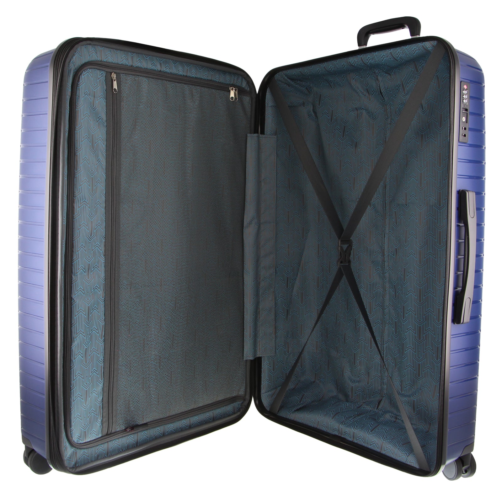 Pierre Cardin 65cm Medium Hard-Shell Suitcase Travel Luggage Bag - Navy V563-PC-3550M-NAVY