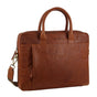 Pierre Cardin Leather Multi-Handle 15" Laptop Computer Bag - Tan V563-PC-3591-TAN