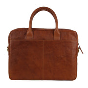Pierre Cardin Leather Multi-Handle 15" Laptop Computer Bag - Tan V563-PC-3591-TAN