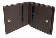 Pierre Cardin Mens Leather Tri Fold Wallet w/ RFID Protection - Brown V563-PC-8781-BROWN