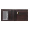 Pierre Cardin Mens Wallet Tri Fold Leather w/ RFID Protection - Chocolate V563-PC-8781-CHOCOLATE