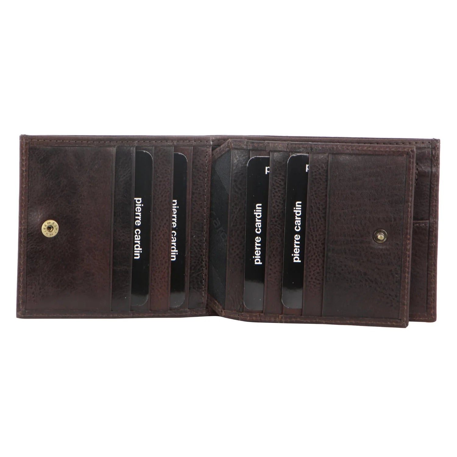 Pierre Cardin Mens Wallet Tri Fold Leather w/ RFID Protection - Chocolate V563-PC-8781-CHOCOLATE