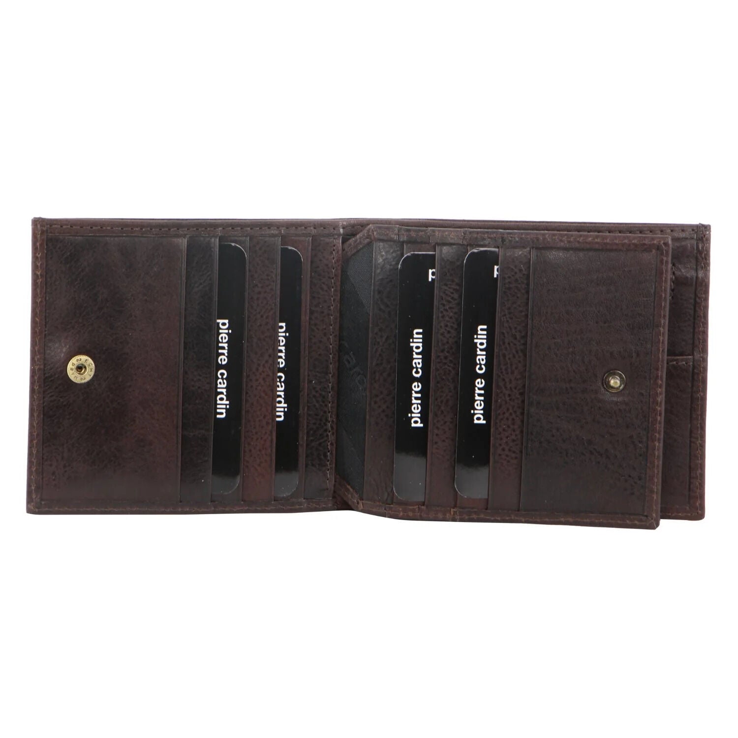 Pierre Cardin Mens Wallet Tri Fold Leather w/ RFID Protection - Chocolate V563-PC-8781-CHOCOLATE