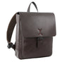 Pierre Cardin Premium Leather Backpack Travel Bag Satchel - Brown V563-PC3386-BROWN