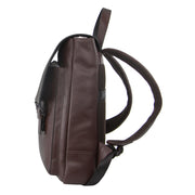 Pierre Cardin Premium Leather Backpack Travel Bag Satchel - Brown V563-PC3386-BROWN
