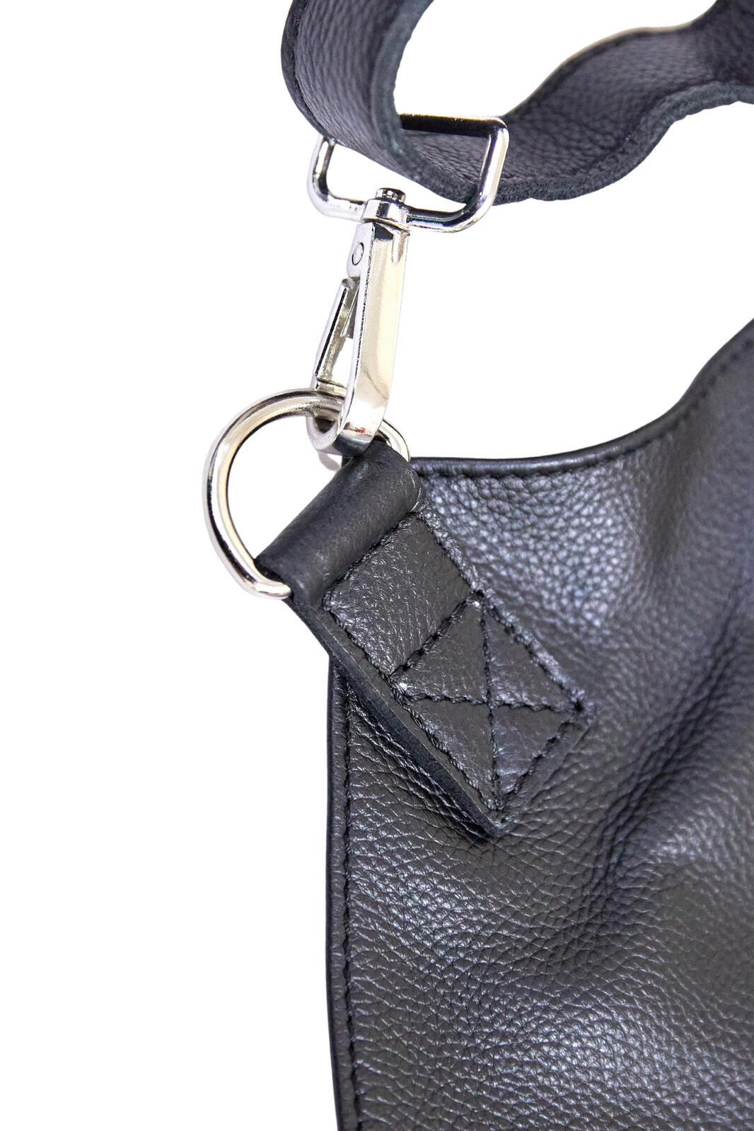 Pierre Cardin Professional Leather Apron Butcher Woodwork Hairdressing Barber Chef - Black V563-PC3432-BLACK