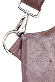 Pierre Cardin Professional Leather Apron Butcher Woodwork Hairdressing Barber Chef - Brown V563-PC3432-BROWN