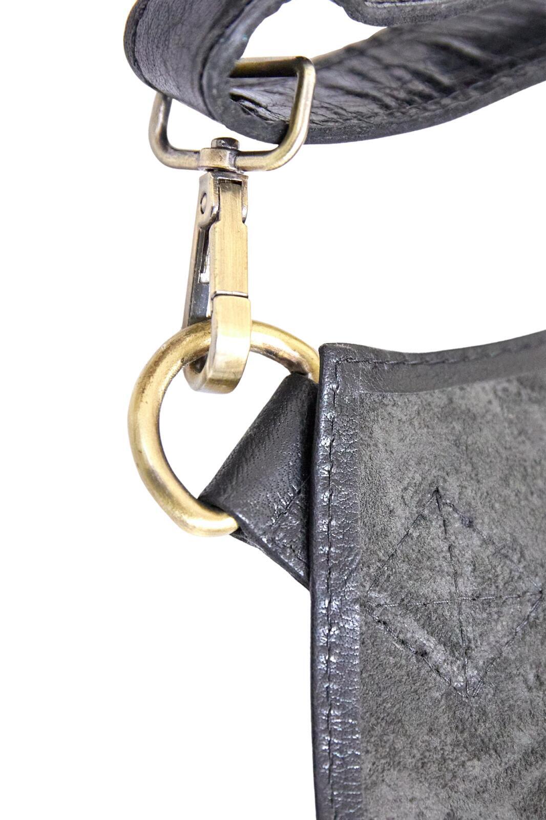 2x Pierre Cardin Professional Leather Apron Butcher Woodwork Barber Chef - Black V563-PC3433-BLACK_2X