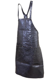 2x Pierre Cardin Professional Leather Apron Butcher Woodwork Barber Chef - Black V563-PC3433-BLACK_2X