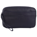 Pierre Cardin Mens Leather Organizer Bag Toiletry Case - Navy V563-PC3505-NAVY