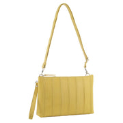 Pierre Cardin Womens Crossbody/Clutch Leather Bag in Yellow V563-PC3574-YELLOW