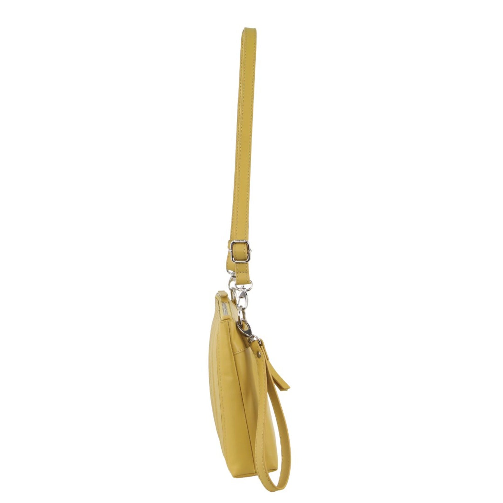 Pierre Cardin Womens Crossbody/Clutch Leather Bag in Yellow V563-PC3574-YELLOW