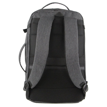 Pierre Cardin Mens Travel & Business Backpack with Built-in USB Port - Grey V563-PC3626-GREY