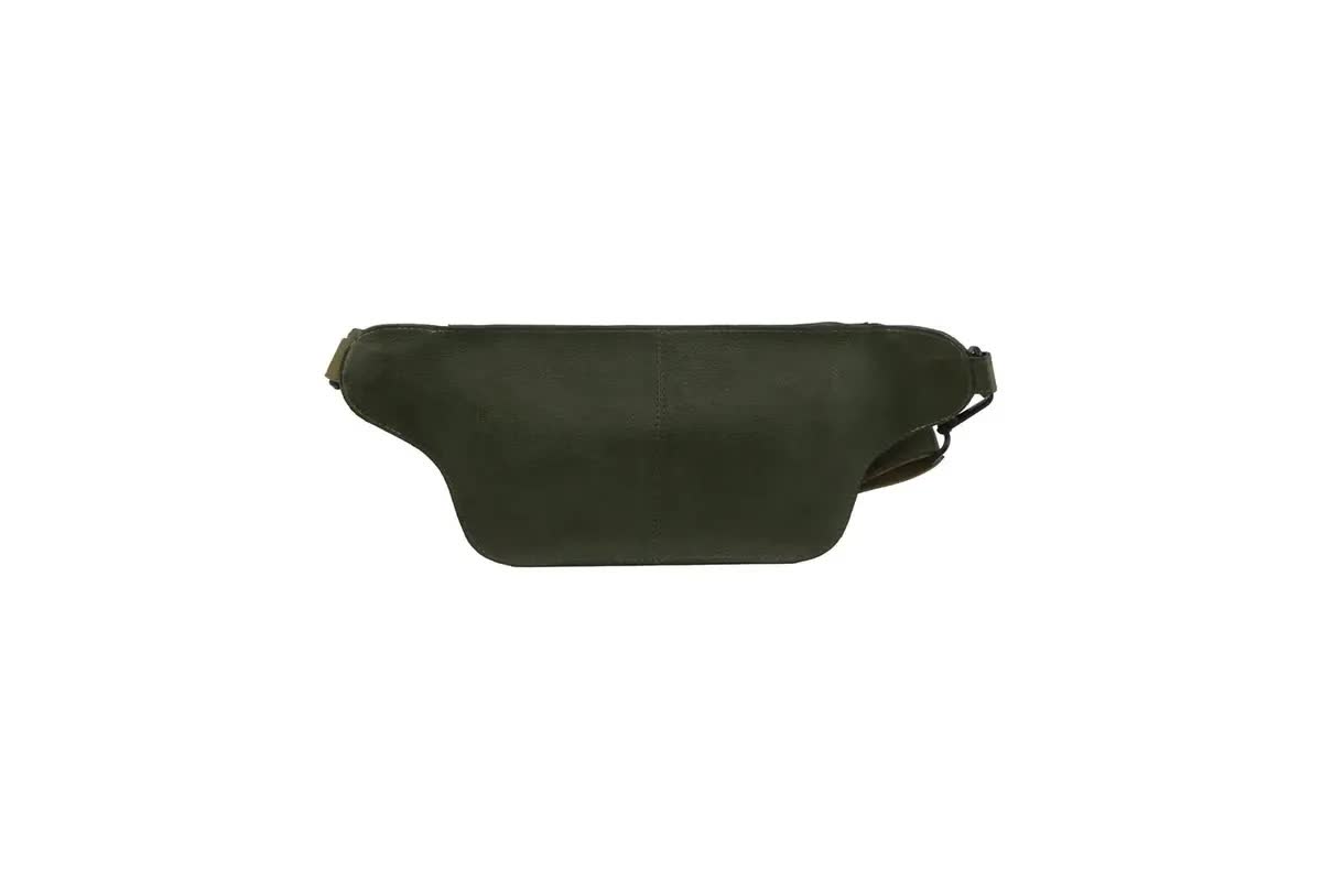 Pierre Cardin Mens Bum Bag Waist Pack Leather Travel Money Phone - Dark Green V563-PC3718-DK-GRN