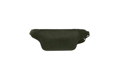Pierre Cardin Mens Bum Bag Waist Pack Leather Travel Money Phone - Dark Green V563-PC3718-DK-GRN
