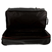 140L Pierre Cardin Trolley Bag Medium Soft Travel Luggage Wheeled Duffle - Black V563-PC3766-BLACK