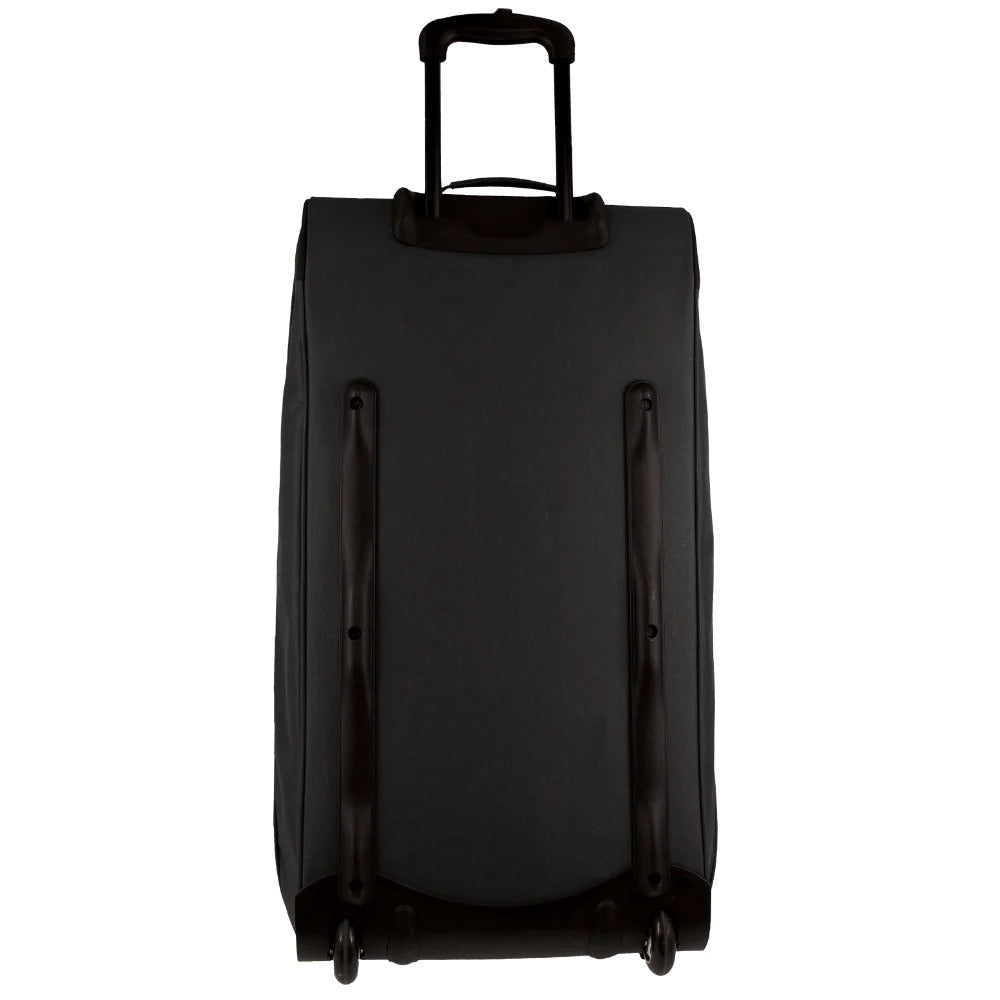 140L Pierre Cardin Trolley Bag Medium Soft Travel Luggage Wheeled Duffle - Black V563-PC3766-BLACK