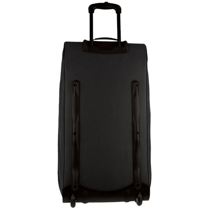 140L Pierre Cardin Trolley Bag Medium Soft Travel Luggage Wheeled Duffle - Black V563-PC3766-BLACK