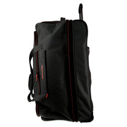 140L Pierre Cardin Trolley Bag Medium Soft Travel Luggage Wheeled Duffle - Black V563-PC3766-BLACK