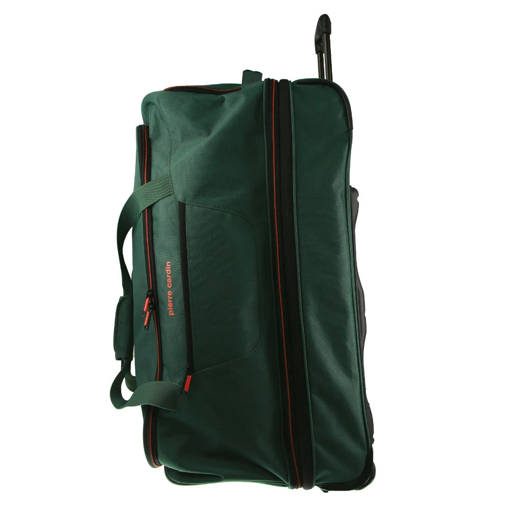 Pierre Cardin Trolley Bag Medium Soft Travel Luggage Wheeled Duffle 72cm - Green V563-PC3766-GREEN