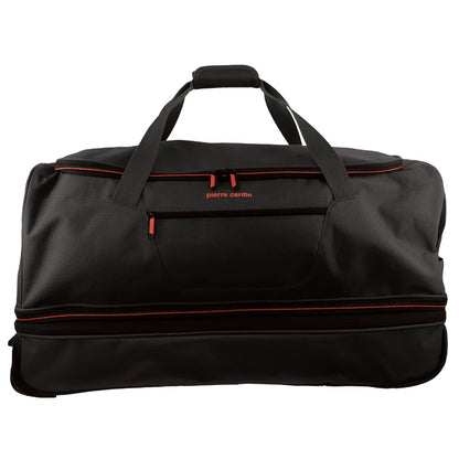 Pierre Cardin Trolley Bag Large Soft Travel Luggage Wheeled Duffle 82cm - Black V563-PC3767-BLACK