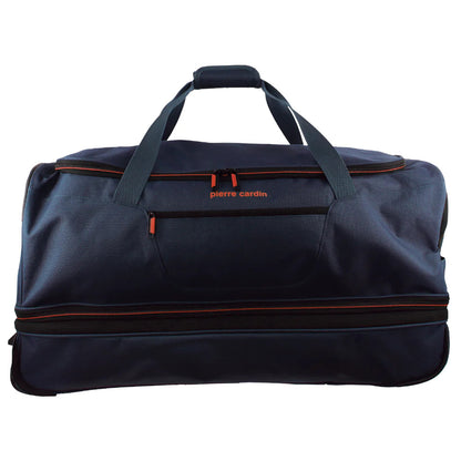 Pierre Cardin Trolley Bag Large Soft Travel Luggage Wheeled Duffle 82 Cm - Navy V563-PC3767-NAVY