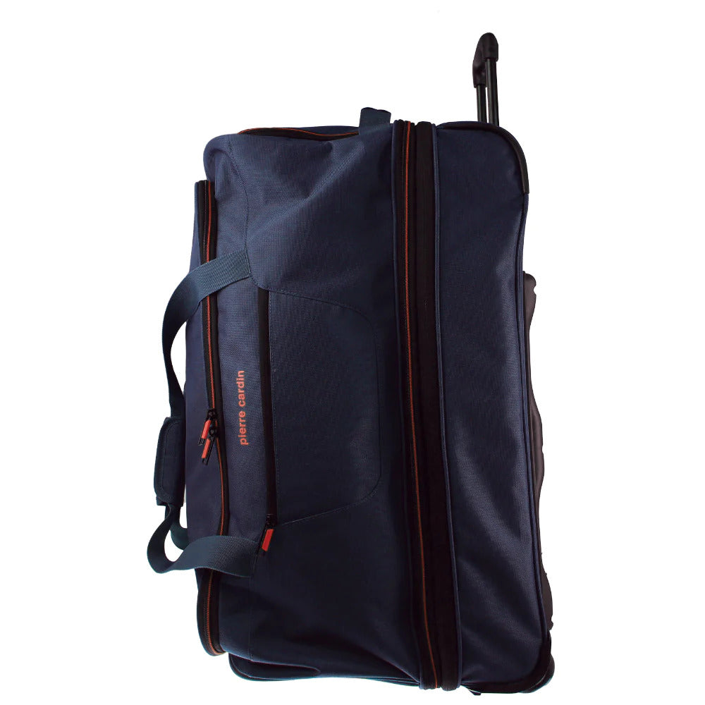 Pierre Cardin Trolley Bag Large Soft Travel Luggage Wheeled Duffle 82 Cm - Navy V563-PC3767-NAVY