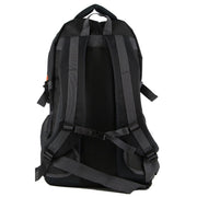 Pierre Cardin Mens Nylon Adventure Travel & Sport Large Backpack Bag in Grey/Black V563-PC3852-GREY