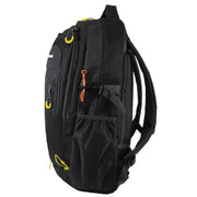 Pierre Cardin Mens Nylon Adventure Travel & Sport Large Backpack Bag in Grey/Black V563-PC3852-GREY